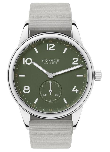 NOMOS GLASHUTTE Club automatic olive 753.S3 Replica Watch